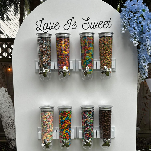 Candy Walls for weddings in langley bc